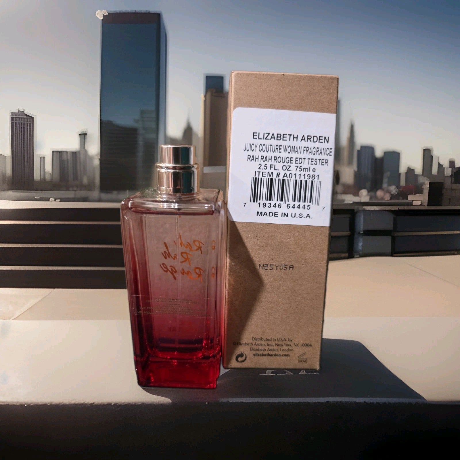 Rah Rah Rouge by Juicy Couture for women EDT 2.5 oz 75ml New Tester No Cap 1