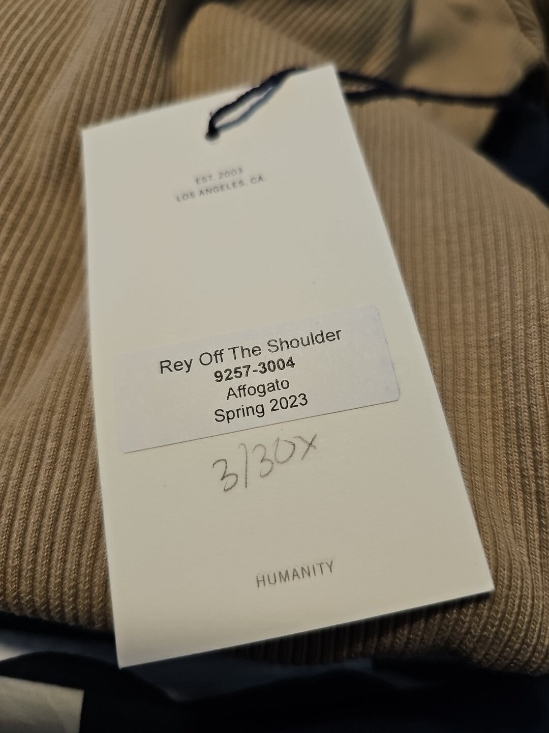 NWT Citizens of Humanity Rey Off The Shoulder Sz Sm 9257-3004 COH Anthropologie 3