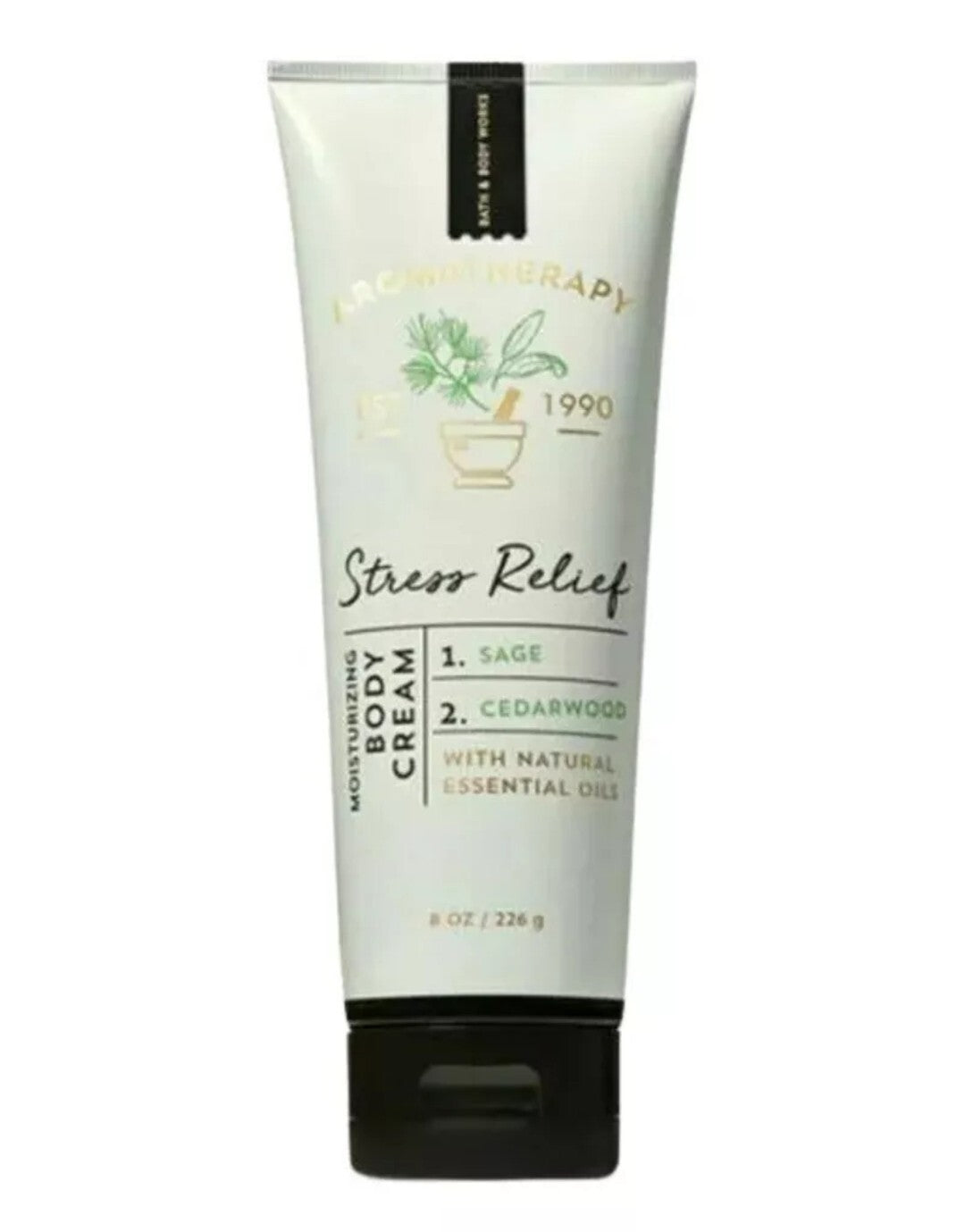 BATH & BODY WORKS Sage Cedarwood Aromatherapy Moisturizing Body Cream 8 Oz.0