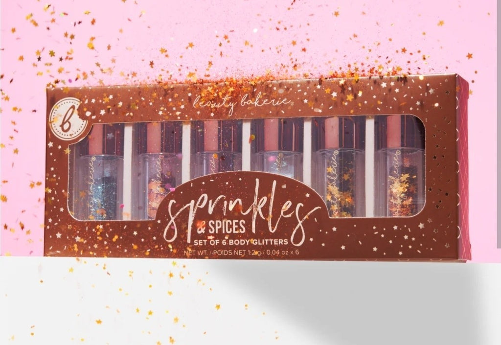 Brand New - Beauty Bakerie Sprinkles & Spices Set Of 6 Body Glitters 0
