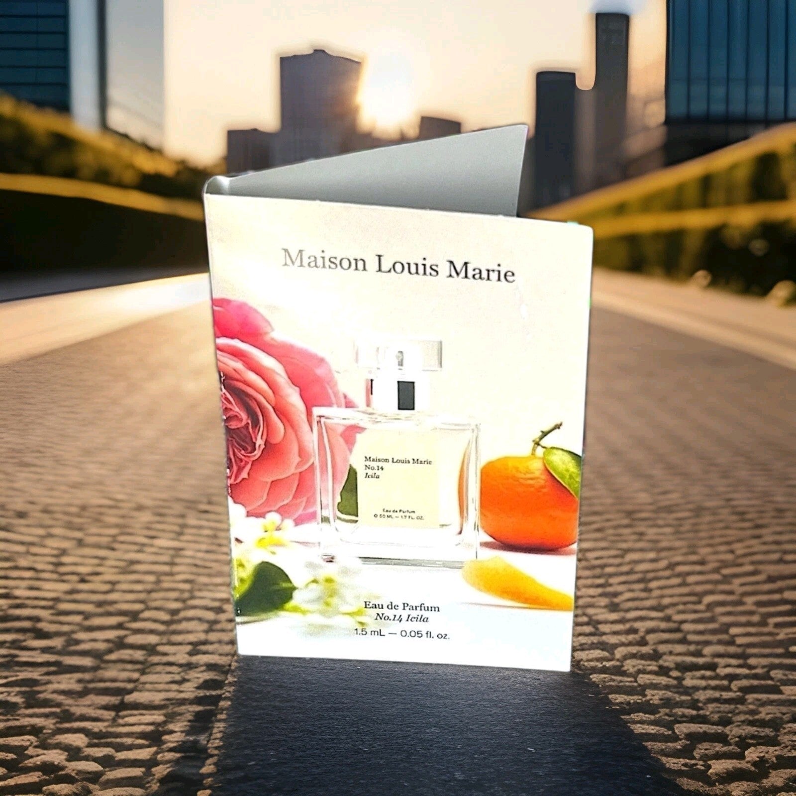MAISON LOUIS MARIE No.14 Icila Eau de Parfum 0.05 FL OZ Deluxe Mini New & Carded0