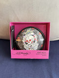 NWT Ed Hardy Black Love Kills Slowly Rhinestone  Coin Purse Wristlet~Gift Box0