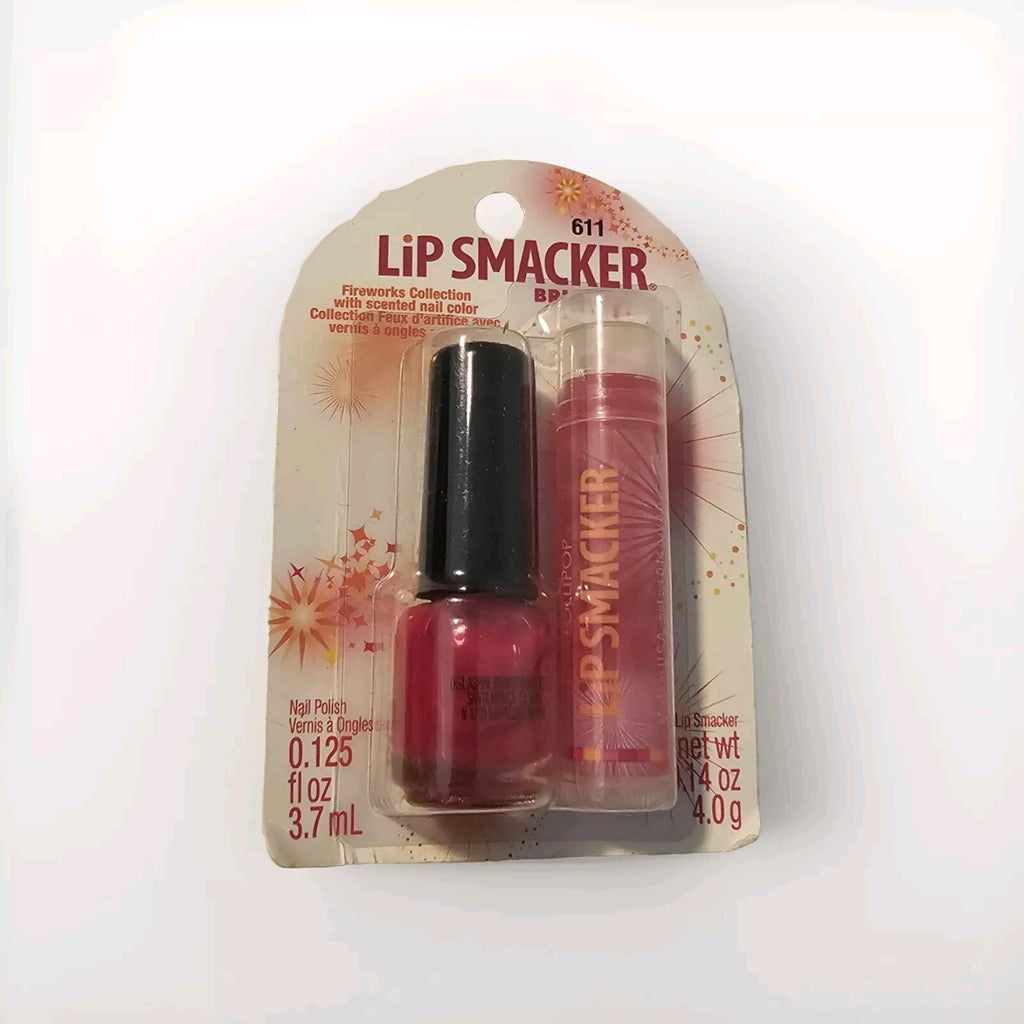 New Lip Smacker Brights Fireworks / Carnival Collection & Nail Polish 6110