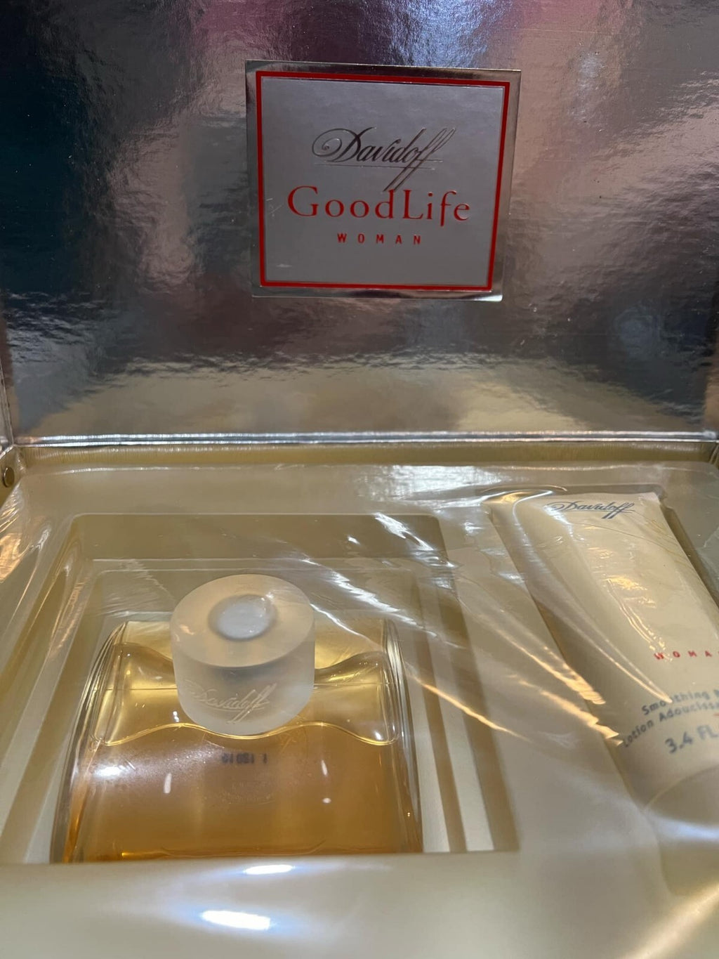 Vintage Davidoff GoodLife Woman Gift Set, Perfume & Lotion NEW Good Life1