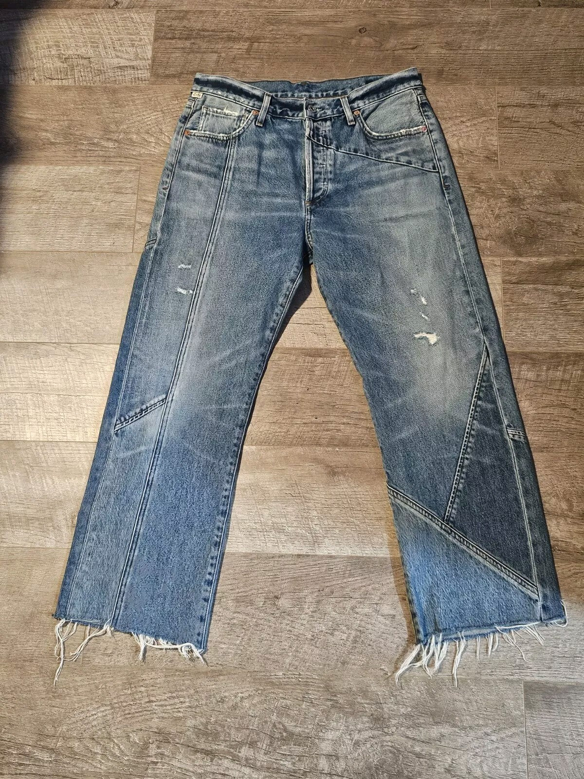 NWOT Citizens of Humanity Pieced Jeans Size 27 Sz 4 COH Sample 0