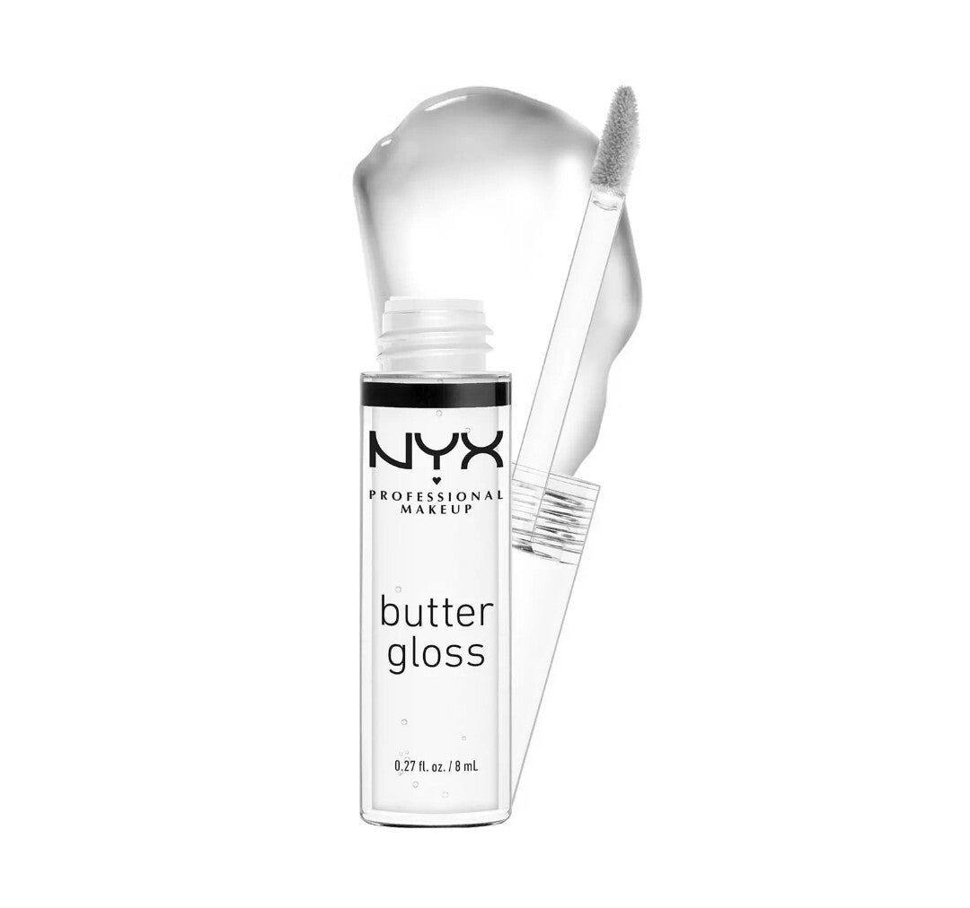 NYX PROFESSIONAL MAKEUP Butter Gloss Non-Sticky Lip Gloss - Sugar Glass Clear0