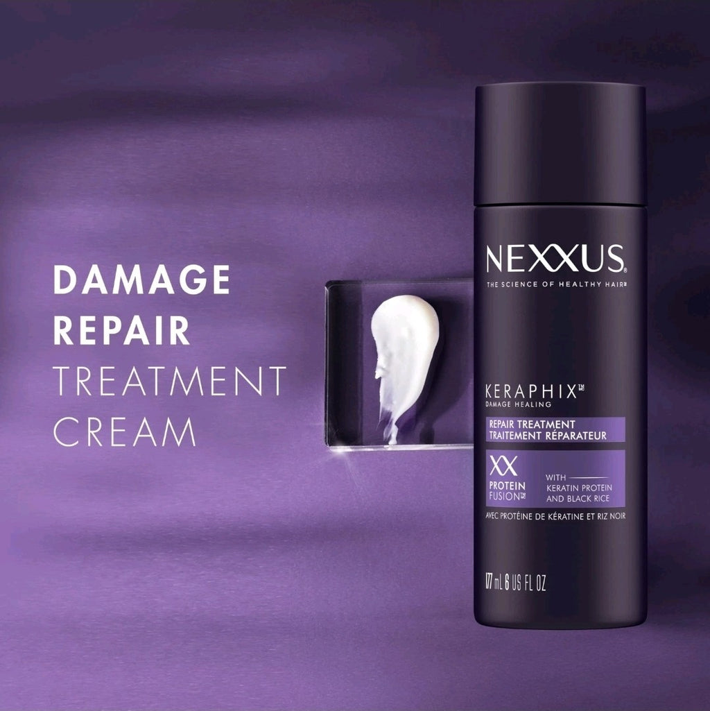 Nexxus Keraphix Damage Repair Hair Treatment Cream 6oz Split End Repair1