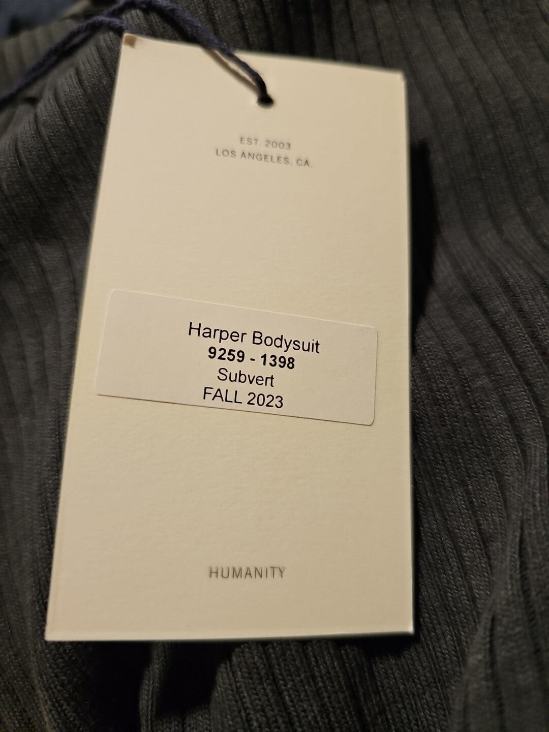 Citizens Of Humanity Harper Bodysuit Sz SM In Subvert COH Anthropologie 1