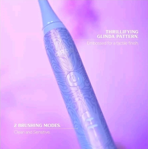 Wicked ORDO Electric Toothbrush Bundle Glinda Elphaba + Travel Toppers 4pc Lot8