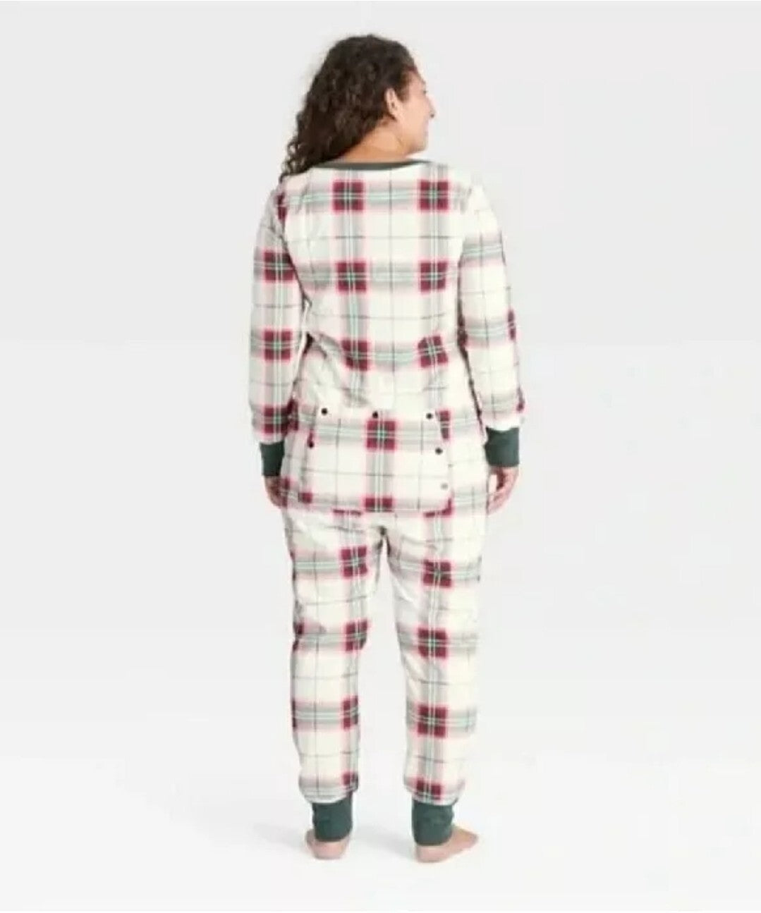 NEW Women's Long Sleeve Union Suit One Piece Pajamas Hearth & Hand Magnolia 2XL1