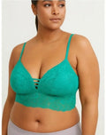 NWT~ Auden sz L Teal Pullover Longline Bralette Wireless Lightly lined Bra0