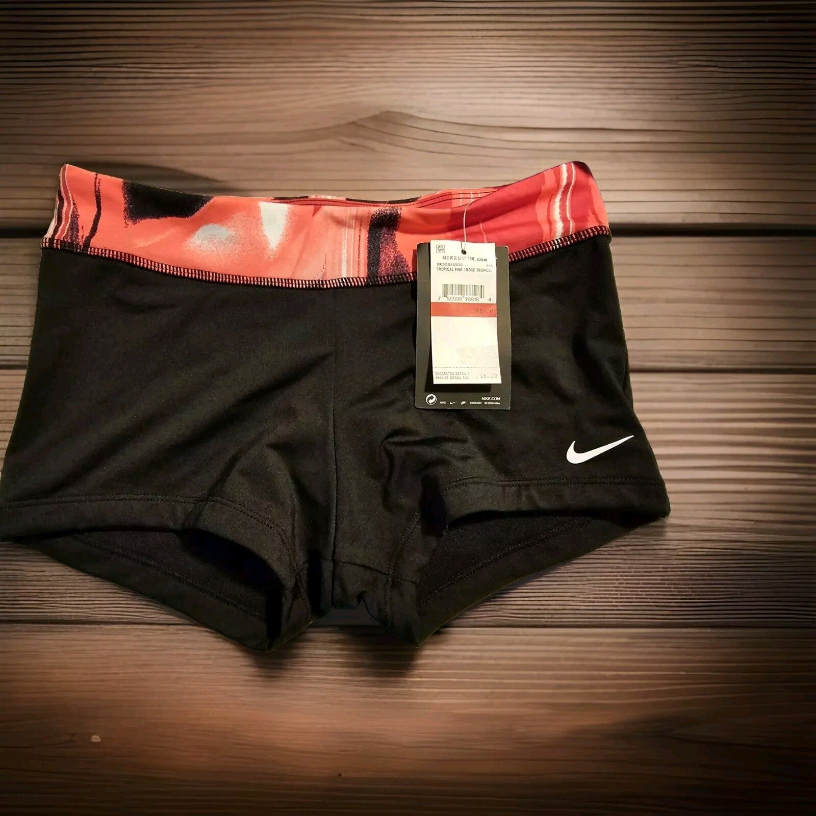 NIKE SWIM WOMENS Rule Beam Swim SHORTS NWT SIZE XS $582