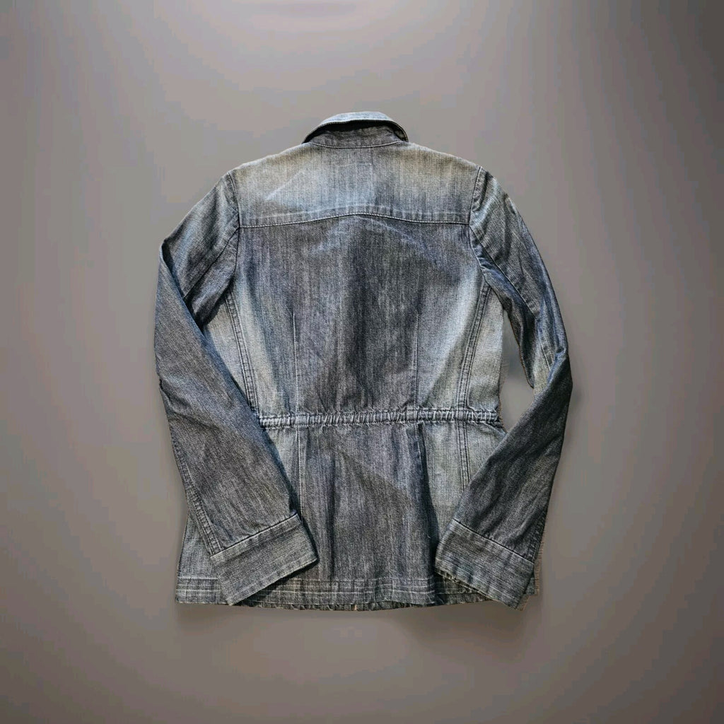 VTG Citizens of Humanity Women's Blue Denim Jacket Size Small Sample2