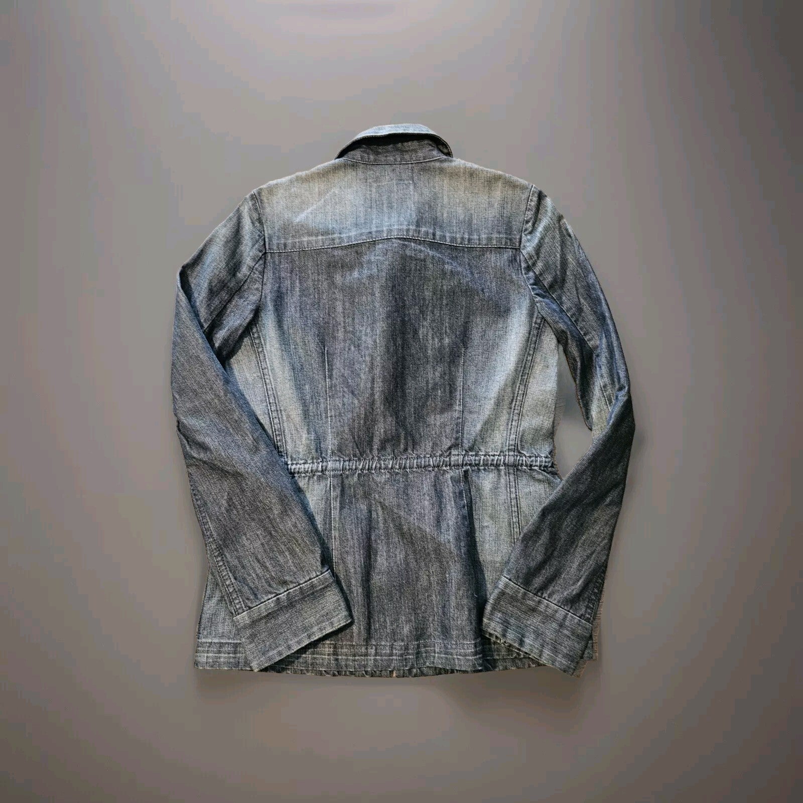 VTG Citizens of Humanity Women's Blue Denim Jacket Size Small Sample2