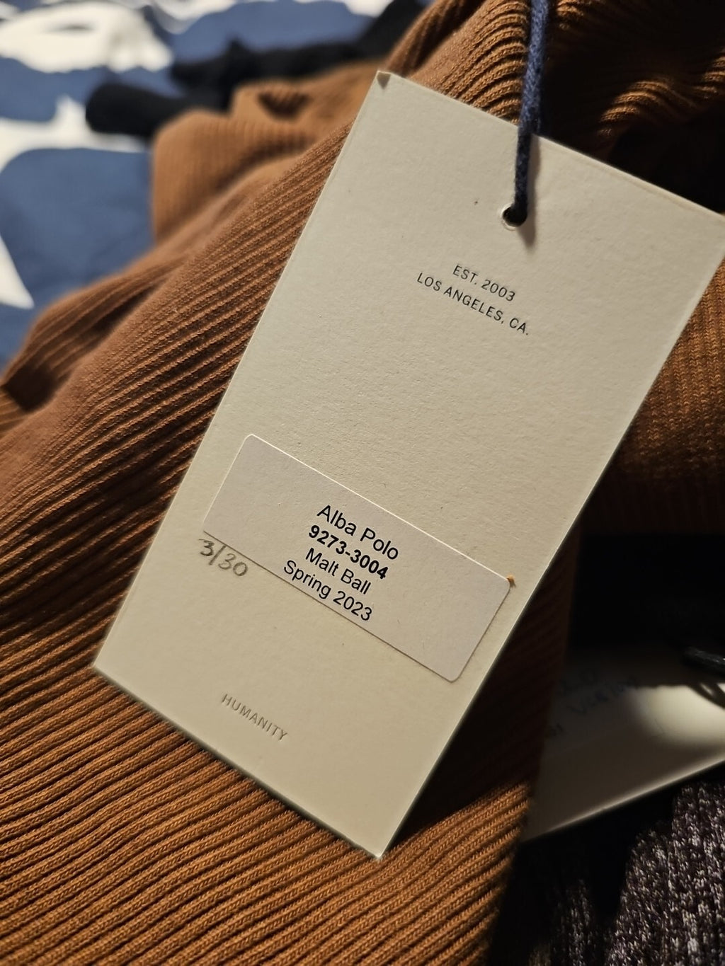 NWT Citizens of Humanity -  Alba Polo Malt Ball - Size S COH Anthropologie 3