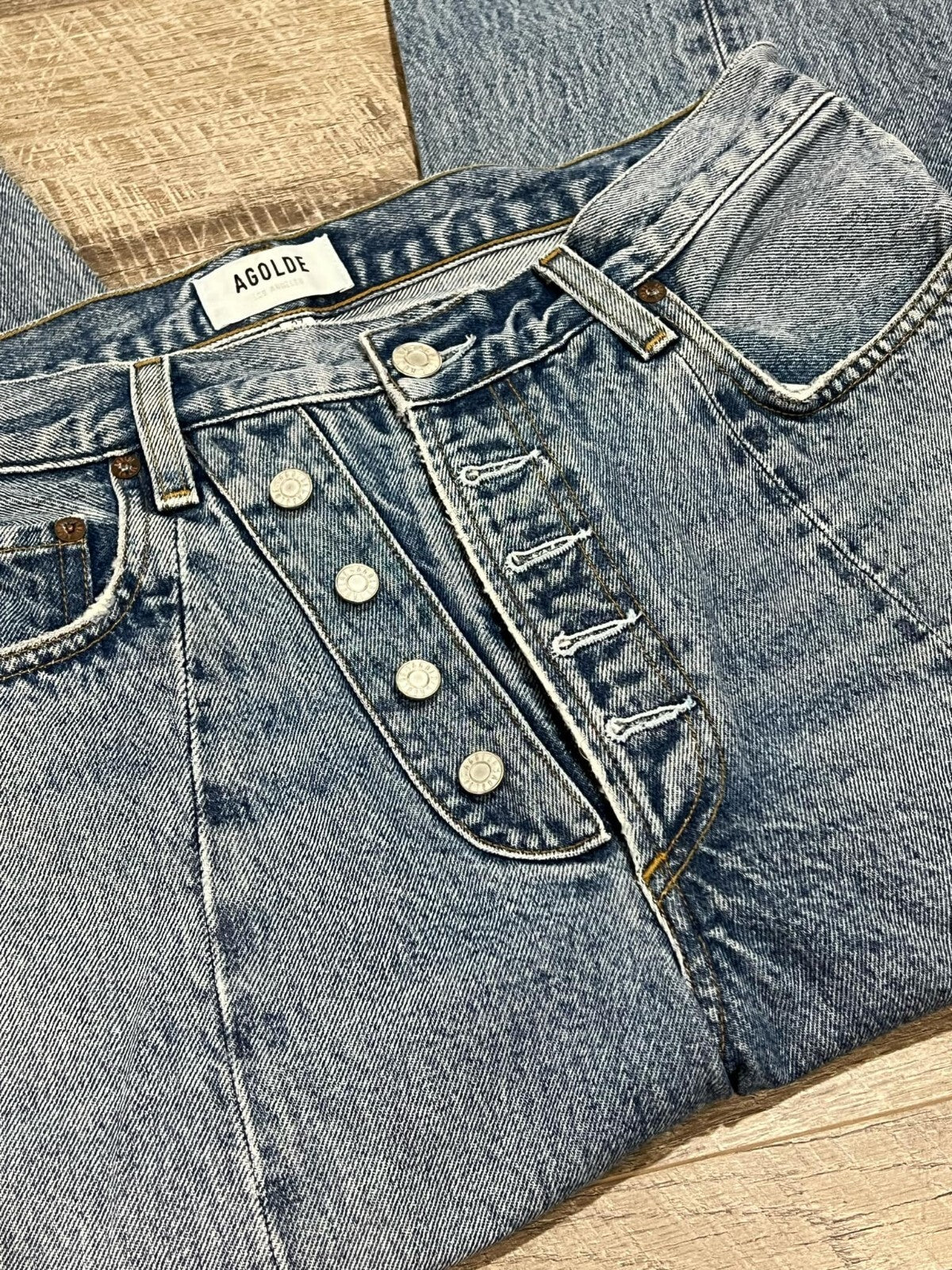 NWOT Agolde Deconstructed Criss Cross Jeans Size 273