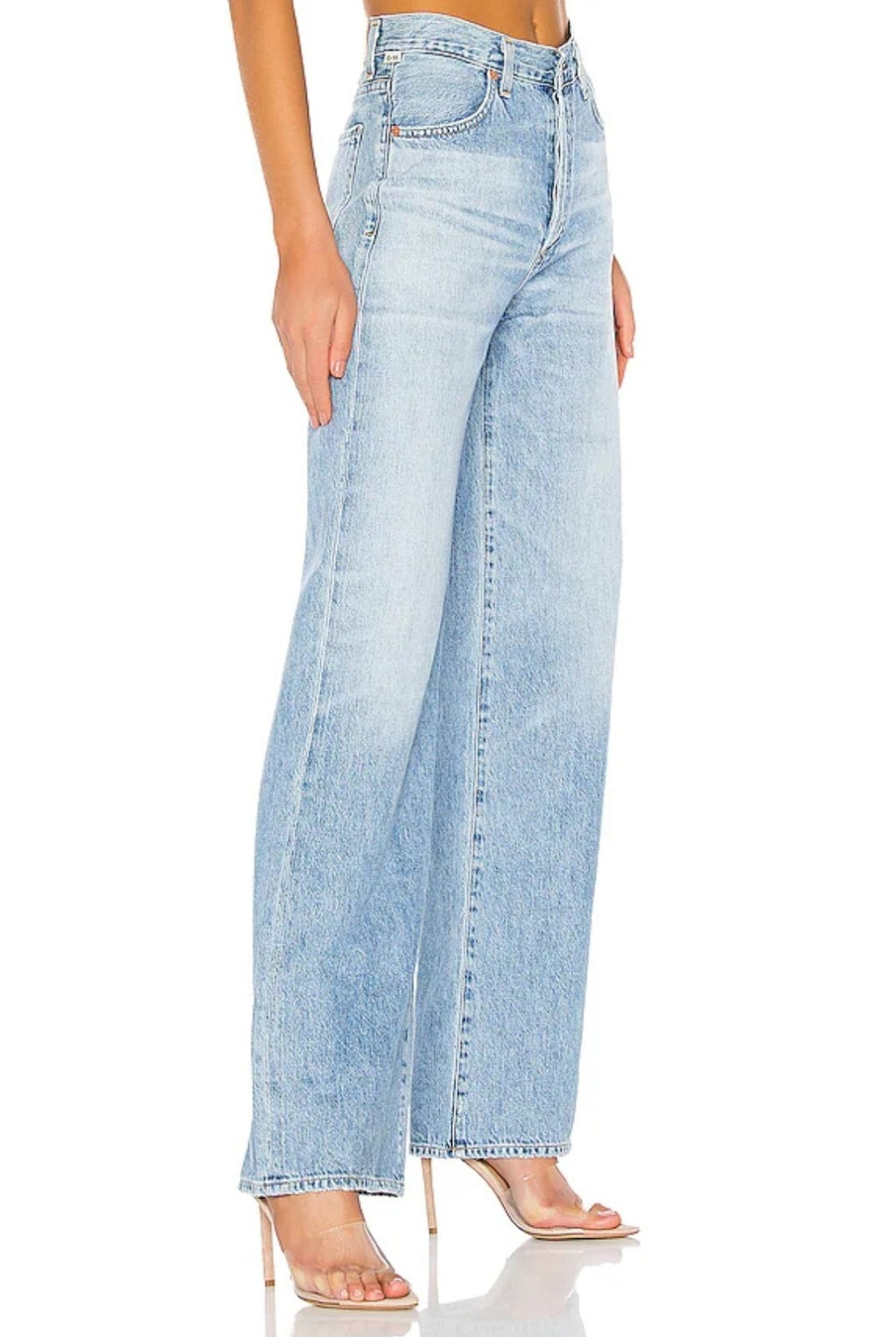 NWOT Citizens of Humanity Jeans Annina Trouser Jean In Tularosd Sz 24 W Defect 1