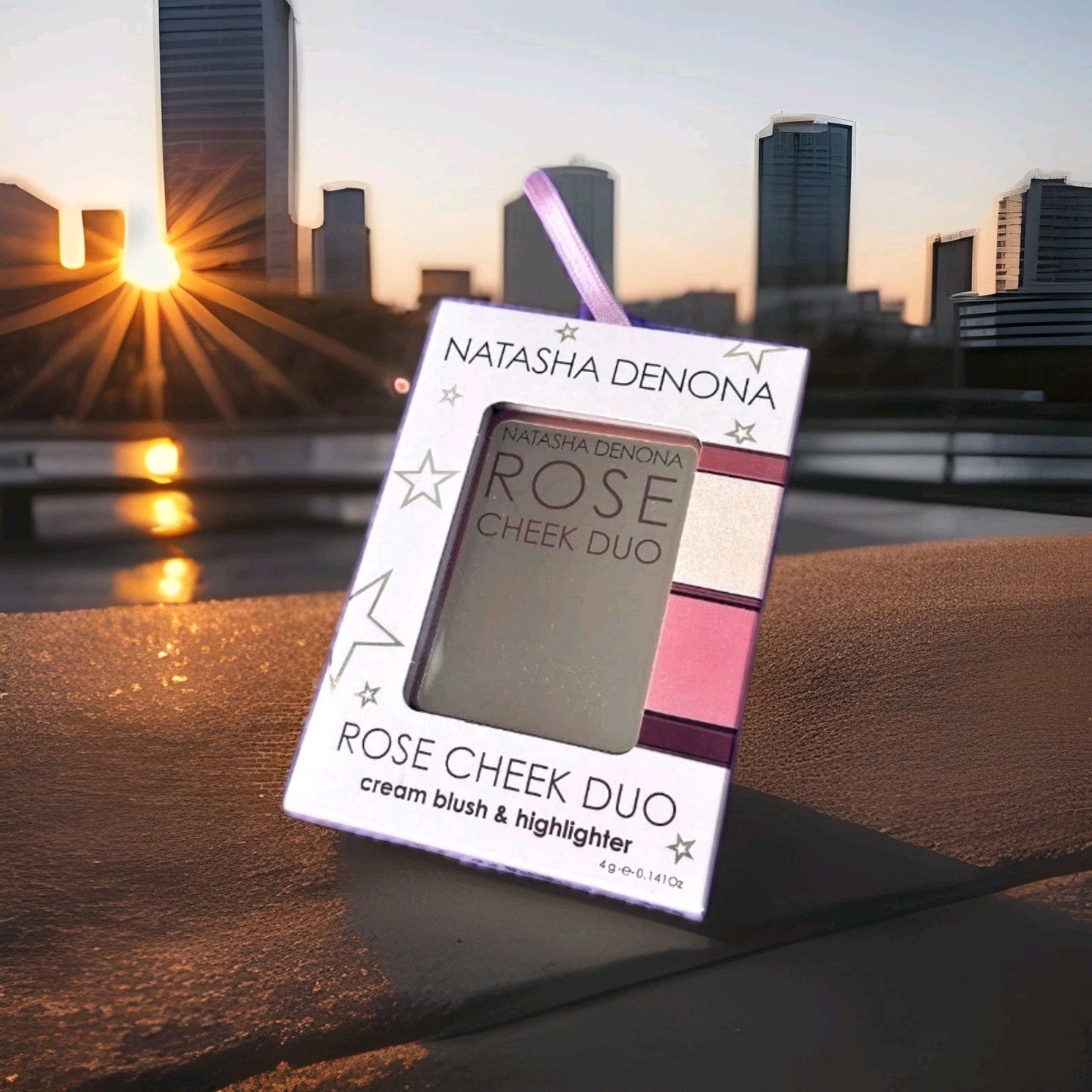 Natasha Denona Rose Cheek Duo Cream Blush & Highlighter NEW Holiday Set0