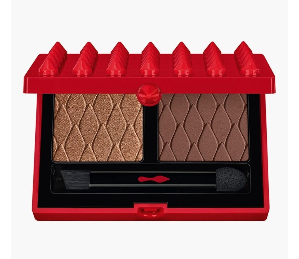 New Christian Louboutin Abracadabra le Duo Eyeshadow Palette Ambretta Brown0