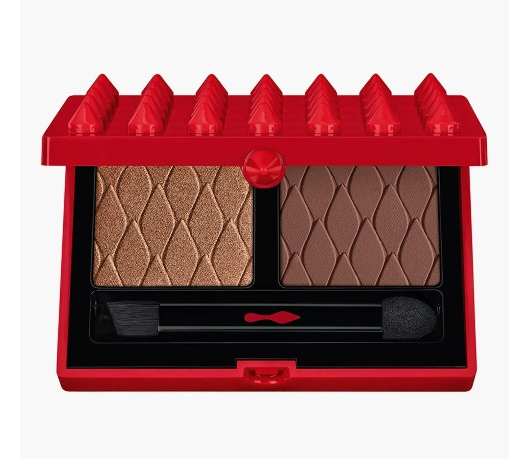 New Christian Louboutin Abracadabra le Duo Eyeshadow Palette Ambretta Brown0