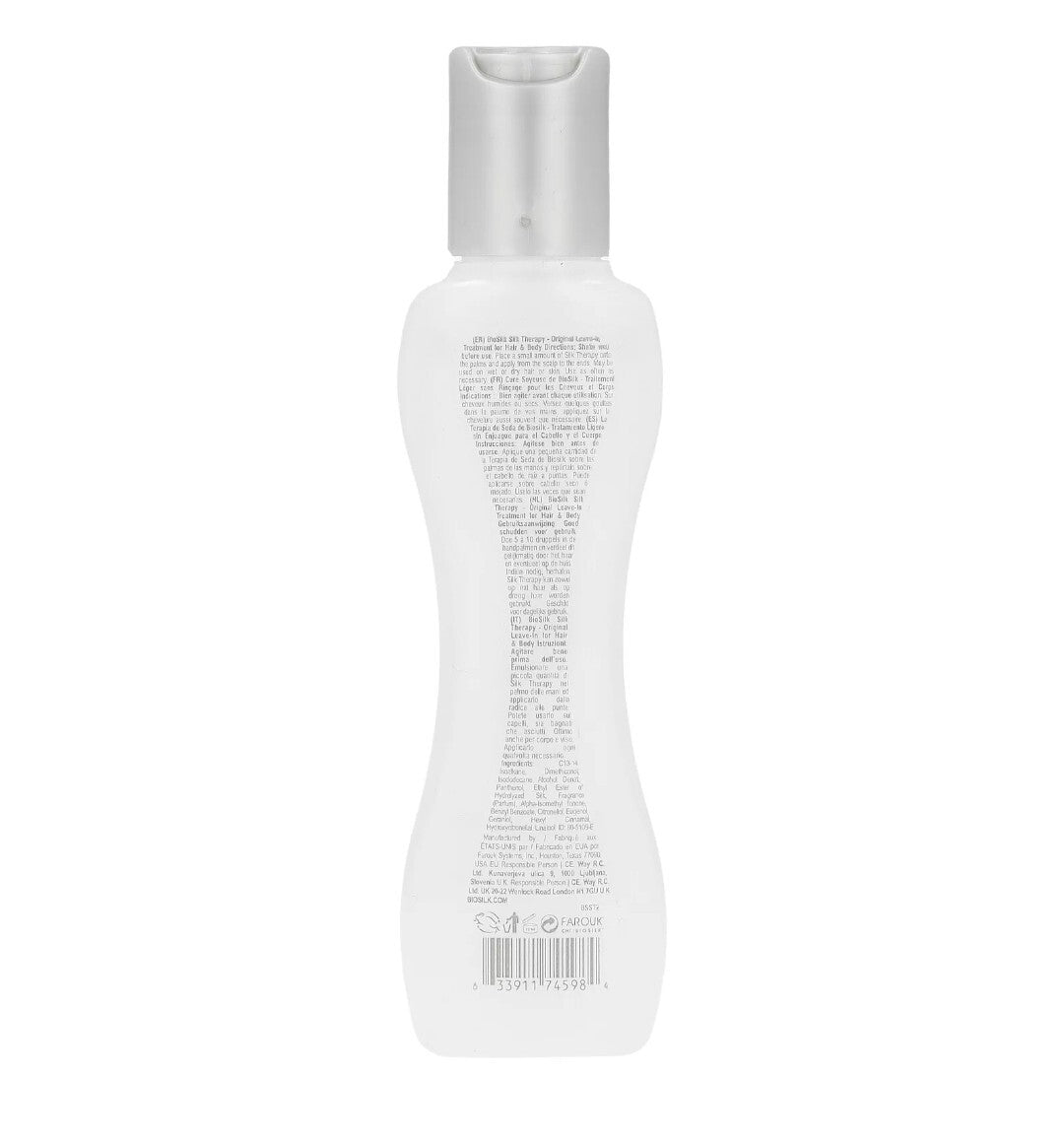 Biosilk Silk Therapy, Original Leave-In Treatment, For Hair & Body, 2.26 oz 1