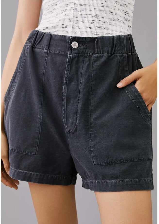 Anthropologie Citizens of Humanity COH High Rise Essa Short Blk 2015-1418 Sz 270