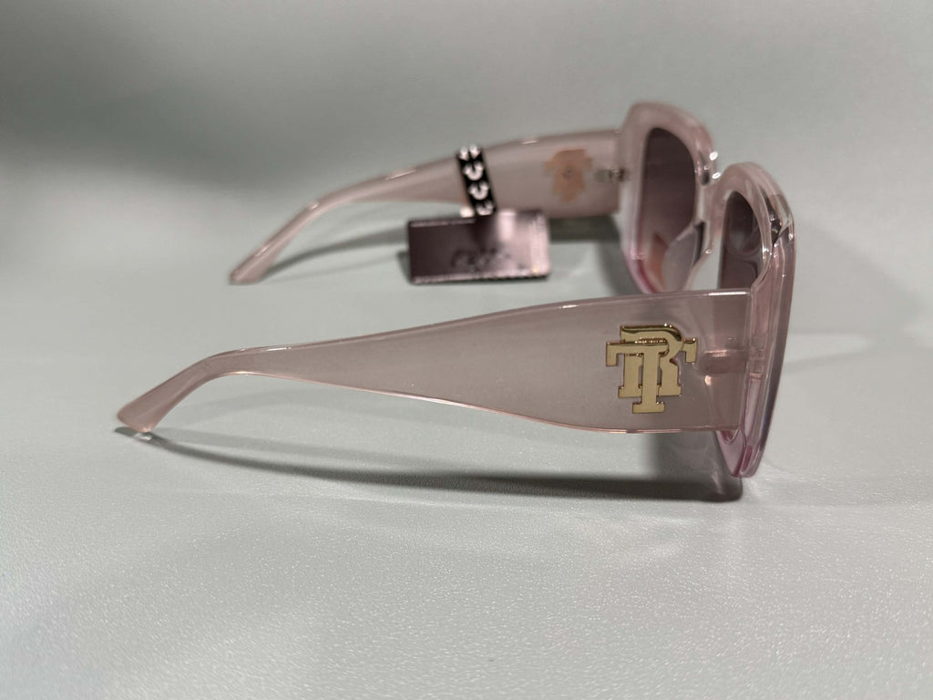 New Original TRUE RELIGION Square Sunglasses Tinted / Gold Accent TR564043