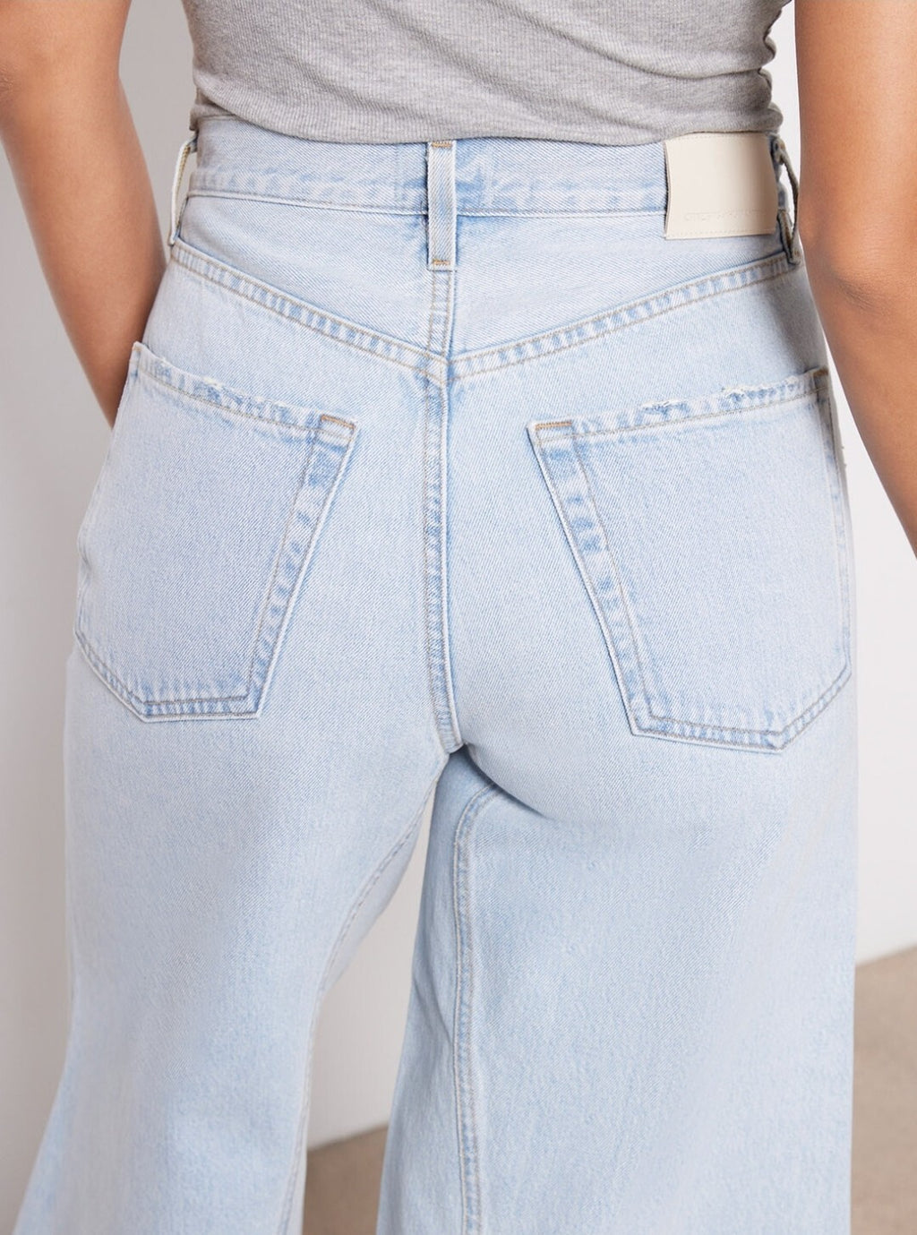 NWOT Citizens of Humanity Tessa High-Rise Culotte Jeans Glacier 27 W Defect * 3