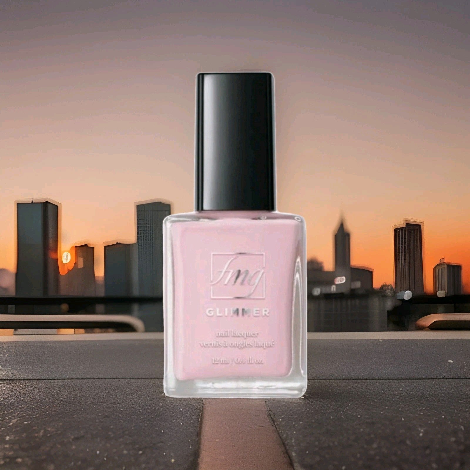 FMG Glimmer Nail Lacquer Cool Comet 12mL / 0.4 fl oz High Shine Polish Avon1