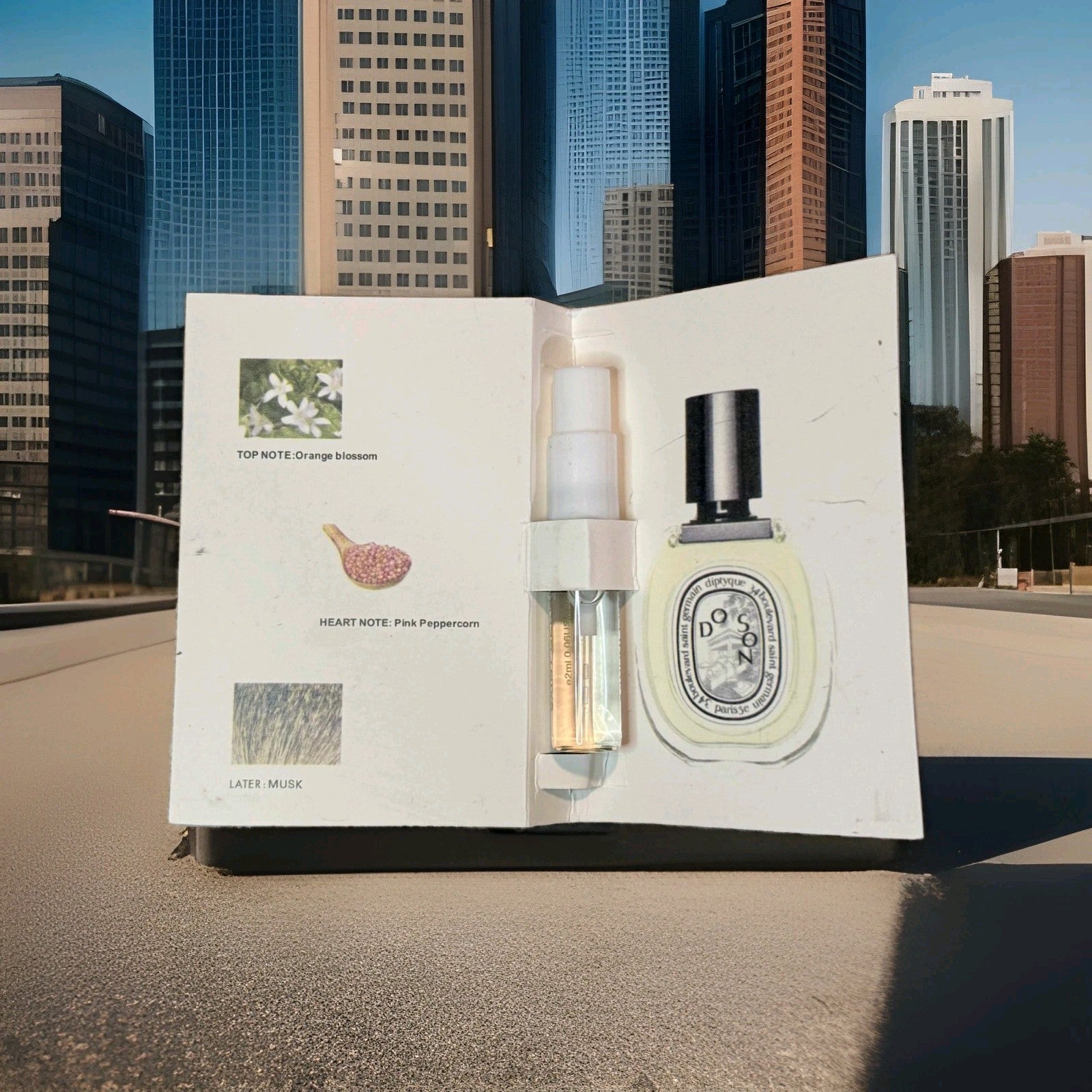Diptyque Do Son Eau de Toilette EDT Sample Spray .06oz, 2ml New On Card1