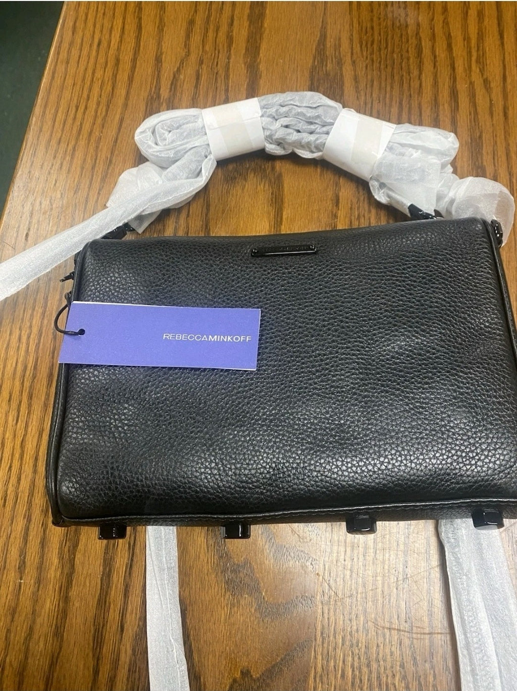 Rebecca Minkoff Mini 5 Zip Cross-body Bag, Black Brand New2
