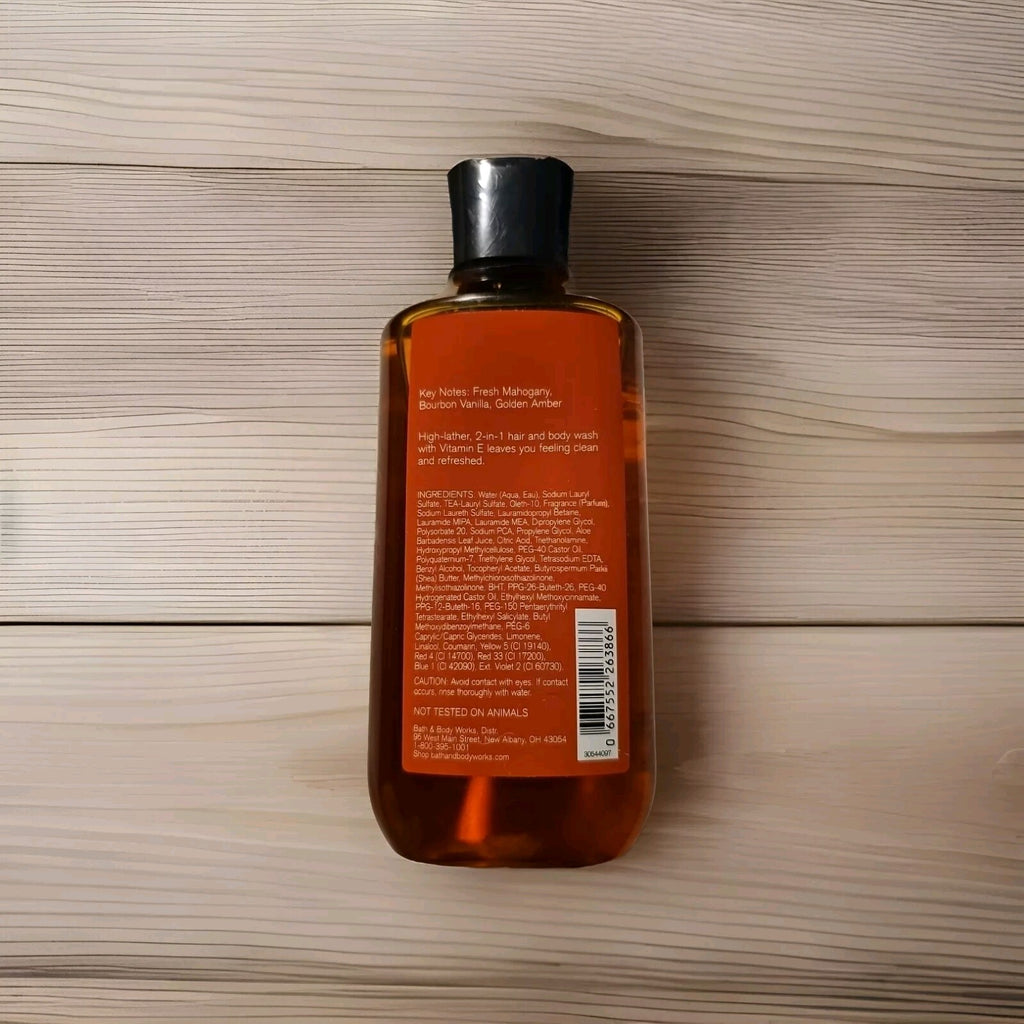 Men’s Bath & Body Works Mahogany Woods Body 2 in 1 Hair & Body Wash1