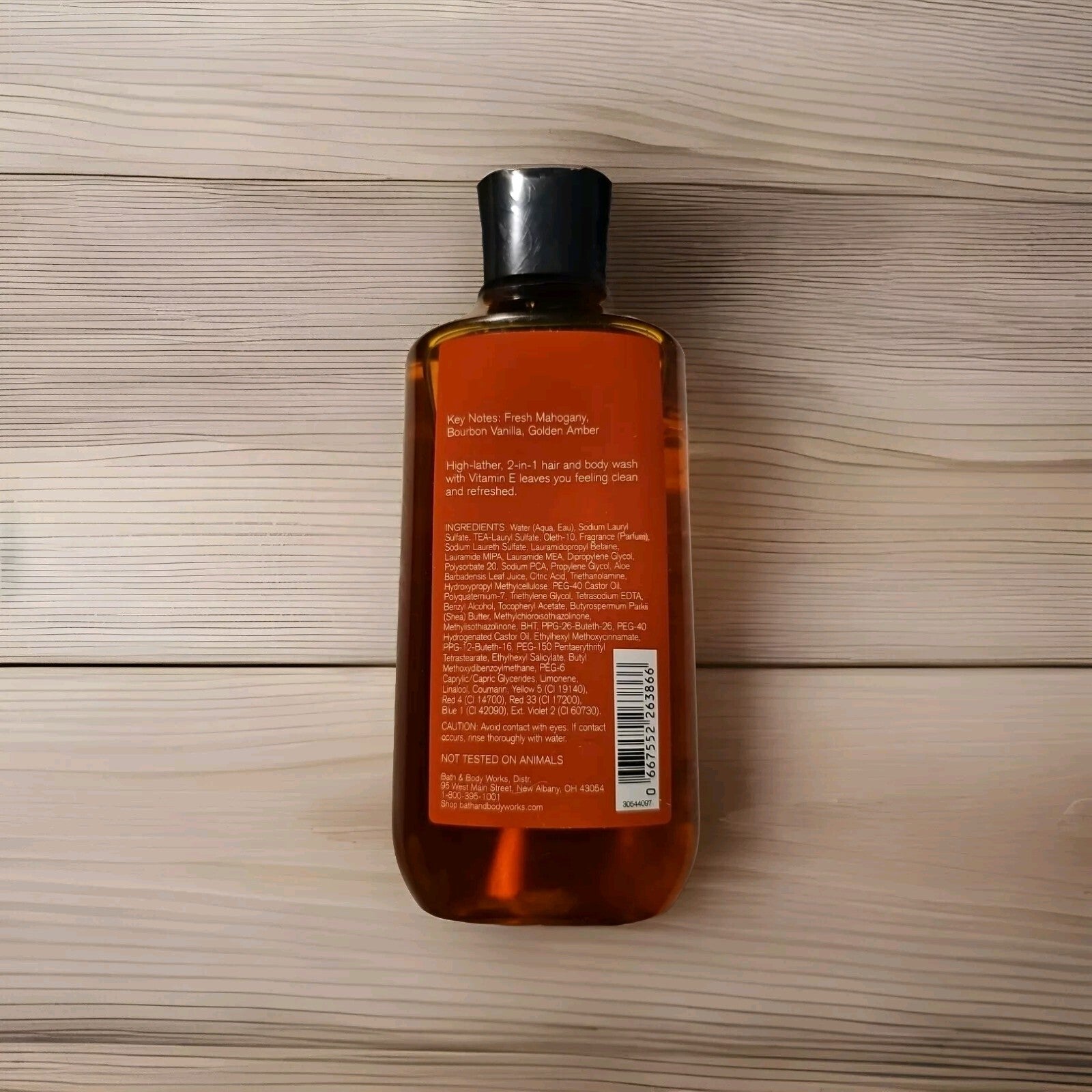 Men’s Bath & Body Works Mahogany Woods Body 2 in 1 Hair & Body Wash1