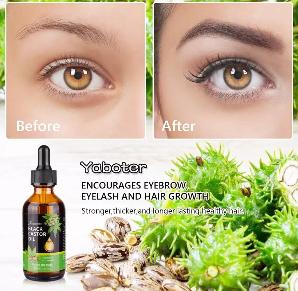 2 Jamaican Black Castor Oil Hexane-Free 100% Pure Cold-Pressed 2.02 oz. Ex.20265