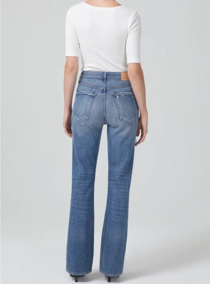 NWT Citizens of Humanity Libby High Rise Bootcut Jeans Arthouse Size 27 COH Mom2