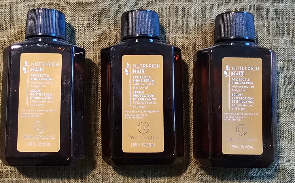 Beauticontrol Nutri-Rich HAIR Protect & Shine Serum Coconut & Argan OIL LOT OF 30