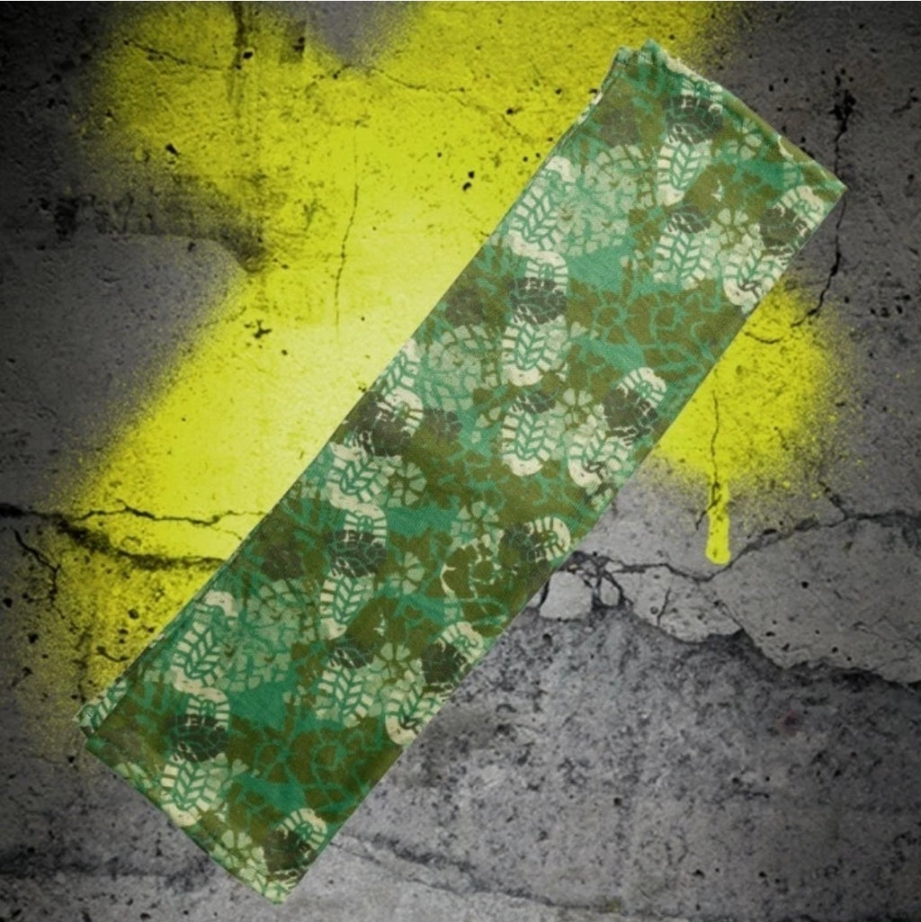 Fort Troff Green Camo Face Mask Shoe Gay Interest DL Mens Streetwear Gaiter 1