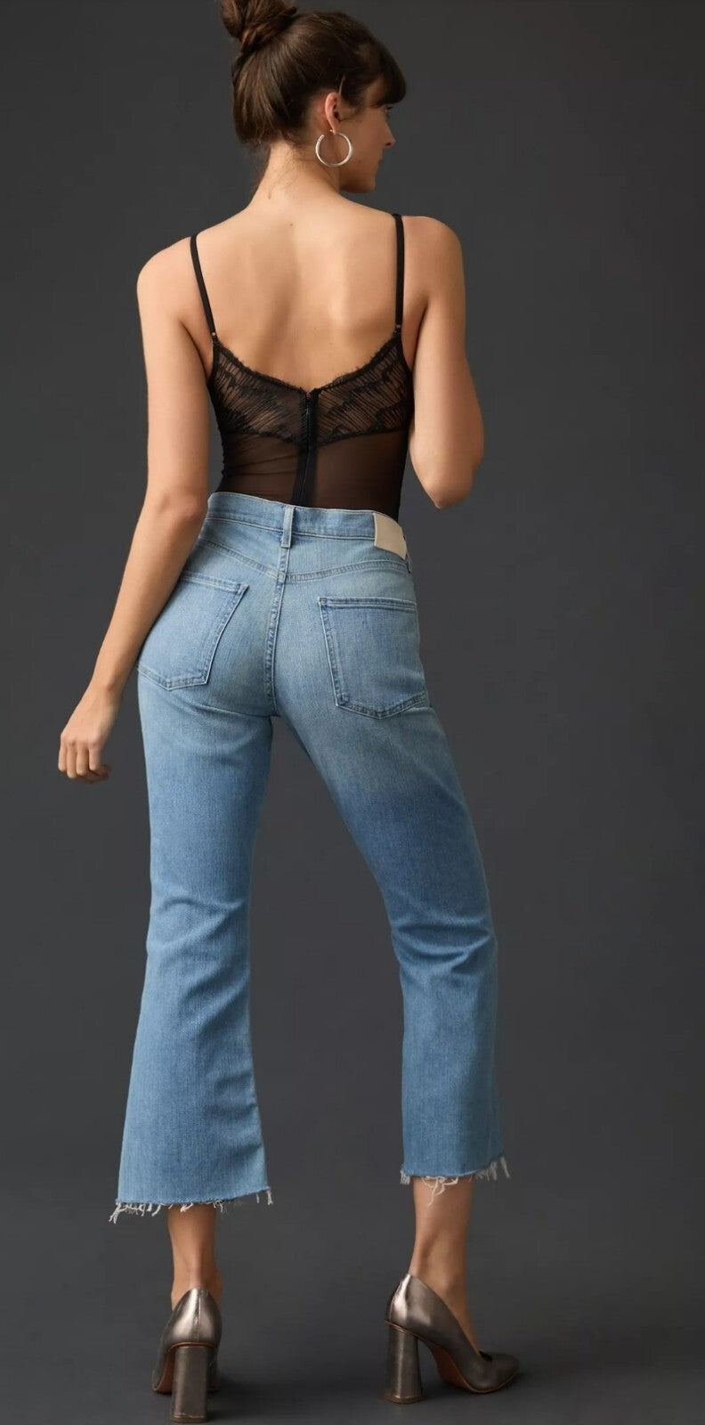 Citizens of Humanity Isola Cropped Boot Jeans SZ 26 IN Pixie Anthropologie NWOT4