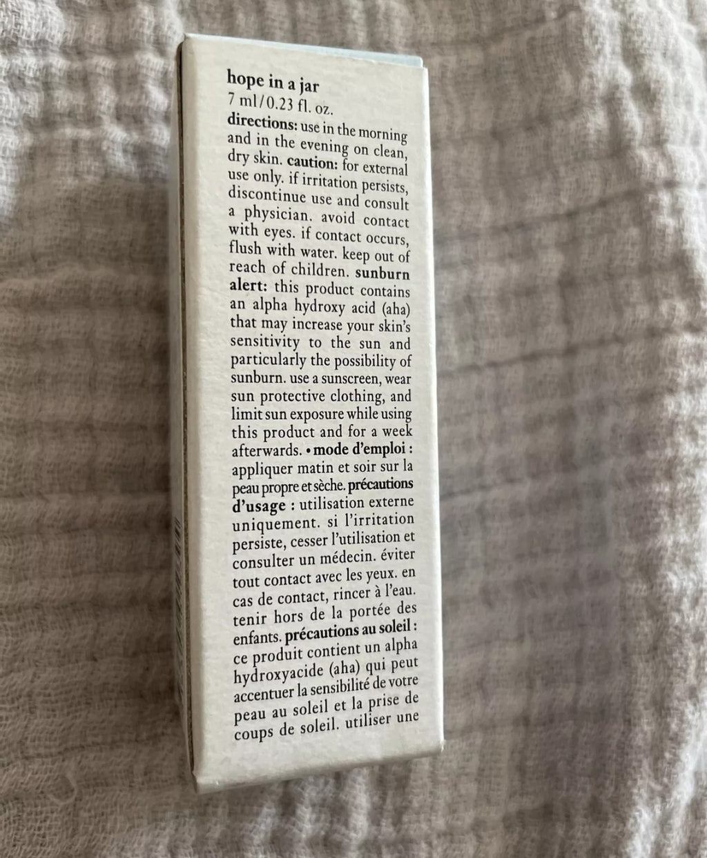 Philosophy Hope In A Jar Smooth Glow Multitasking Moisturizer 0.23oz 7mL Mini1