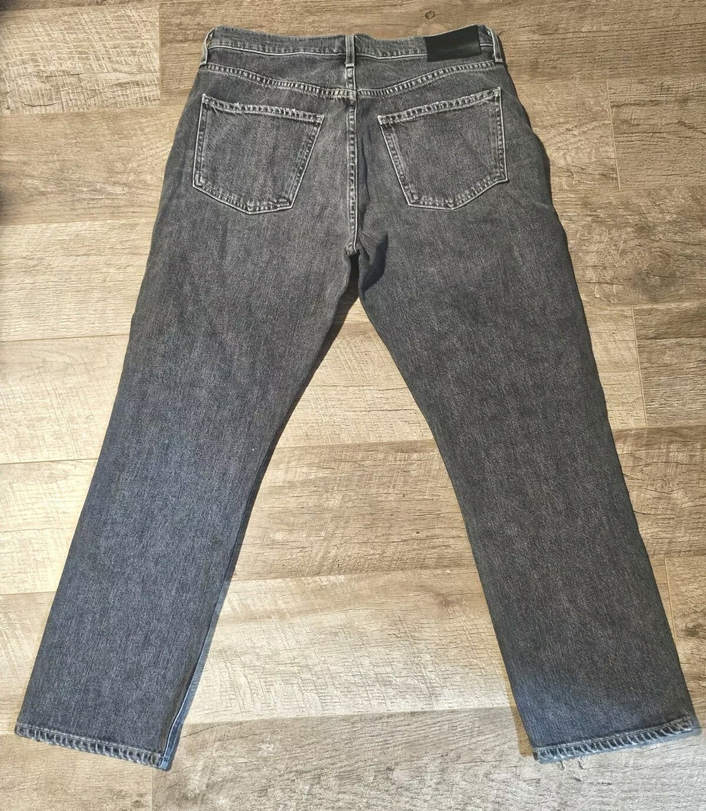 Citizens of Humanity Jolene High Rise Vintage Slim Washed Blk  Sz 28 $2182