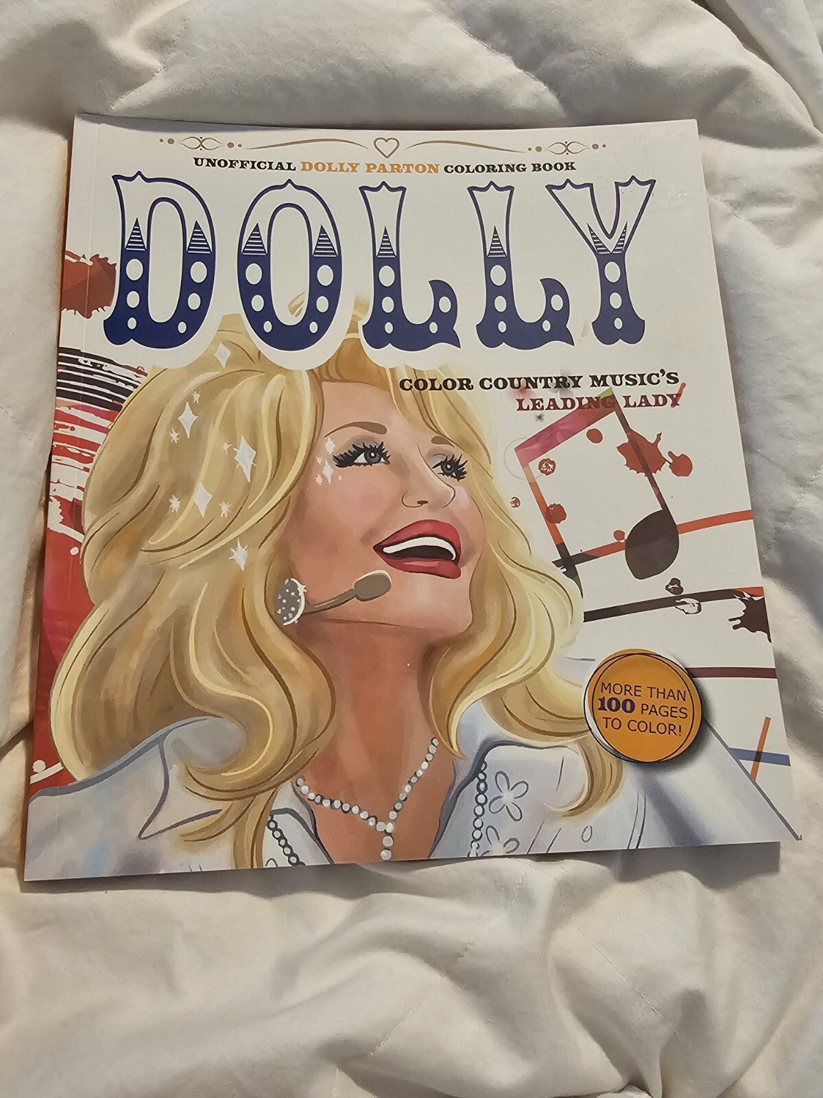 Unofficial Dolly Parton Coloring Book: Color Country Music's Leading Lady-NEW1