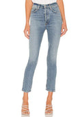 $168 NWT AGOLDE Nico High Rise Slim Fit Jeans Sz 23 Chronicle A093E-30020