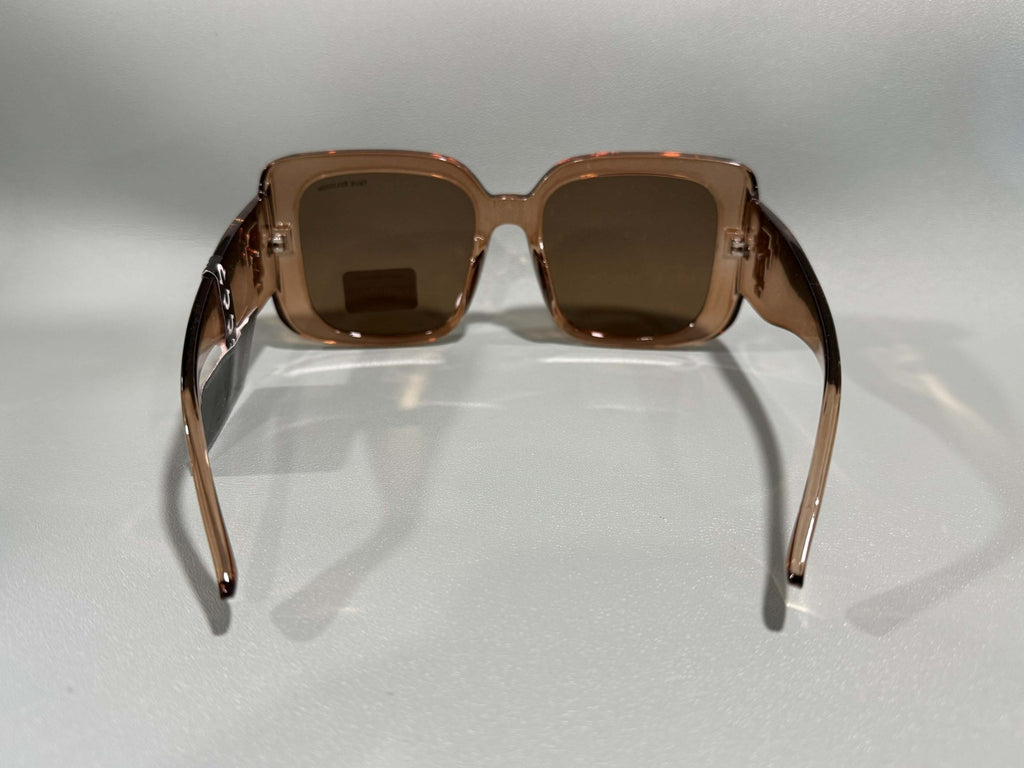 New Original TRUE RELIGION Square Sunglasses Tinted / Gold Accent TR564041
