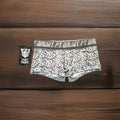Fort Troff   Size Sm  "GRUNT" Graffiti Boxer Jock - Gray/White - Mesh Pouch0