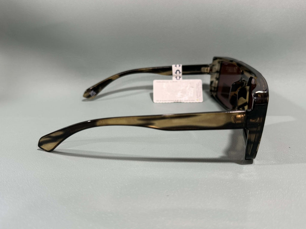 New Original TRUE RELIGION Square Sunglasses Brown TR TRM17713
