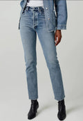 NWT CITIZENS OF HUMANITY Sabine High Rise Straight Leg Jeans Denim sz 27 GOOP0
