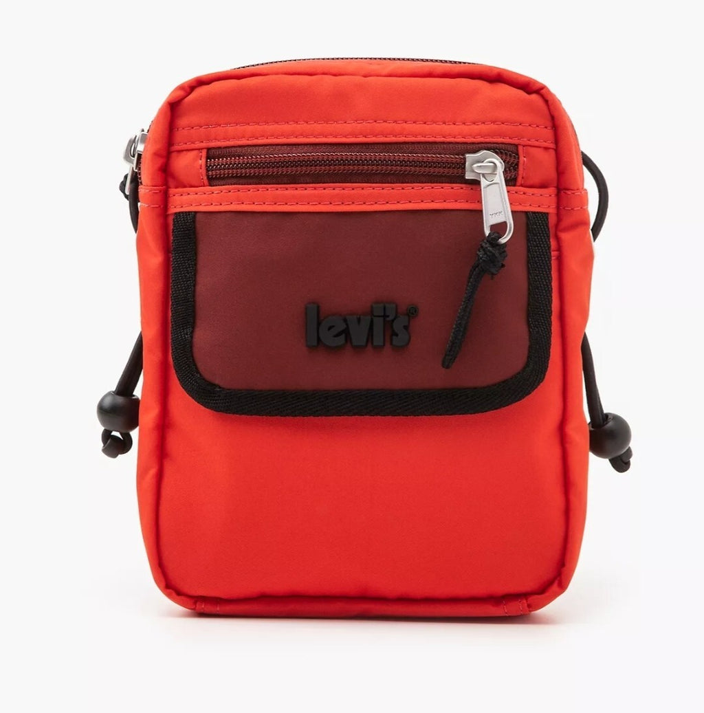 New Levi's Utility Lanyard Bag Red Adjustable Elastic Strap NWT Levis 0