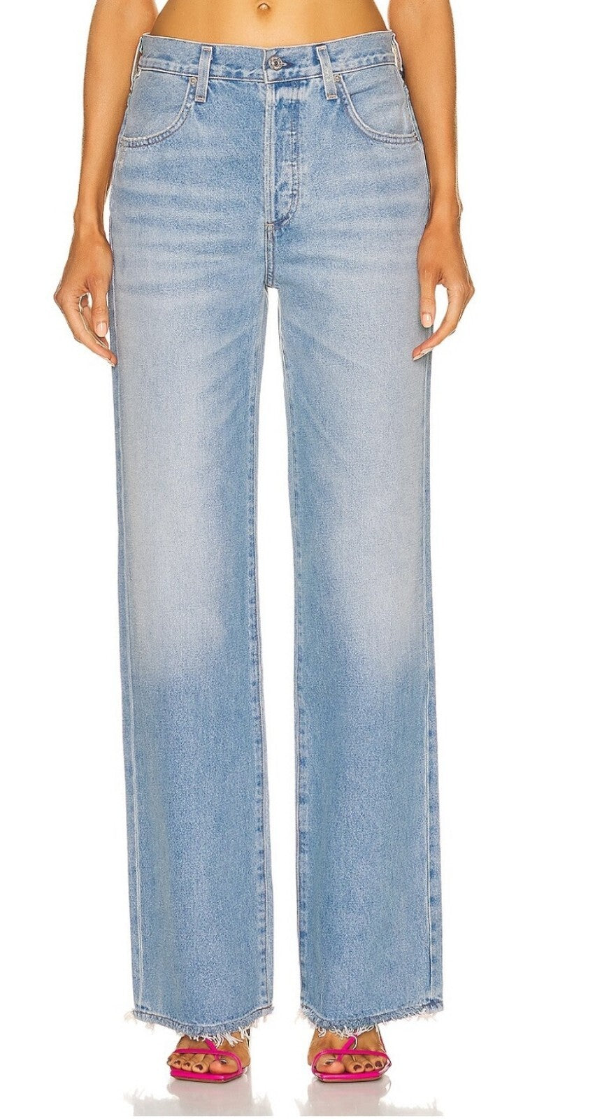 Citizens of Humanity Annina Trouser Jean Crescent Wash Sz 33 NWOT In Crescent 0