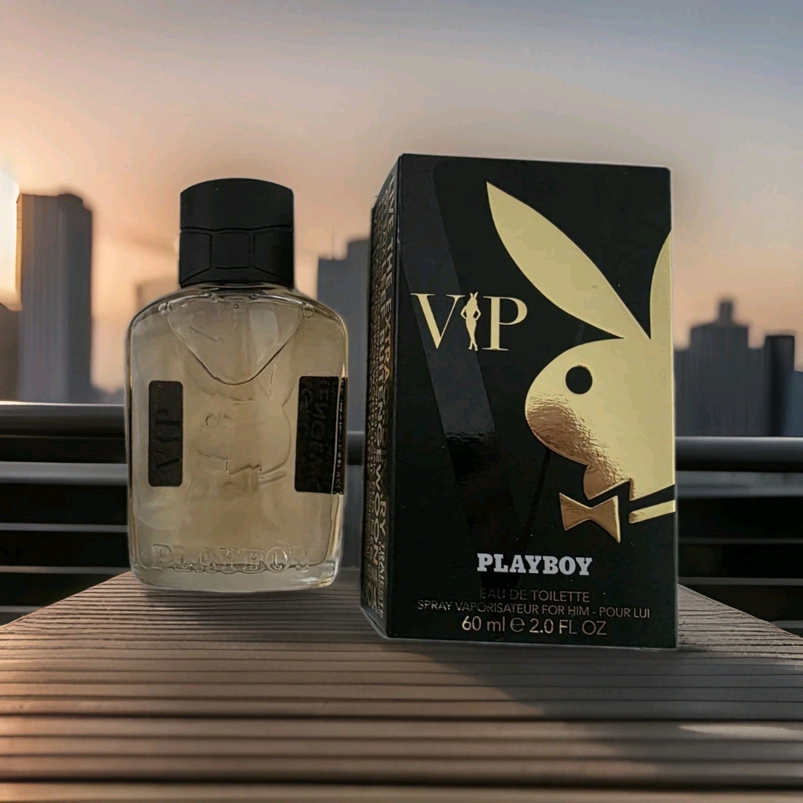 New PLAYBOY VIP by Coty 2.0 oz 60 ml EDT Eau De Toilette Discontinued For Men 0