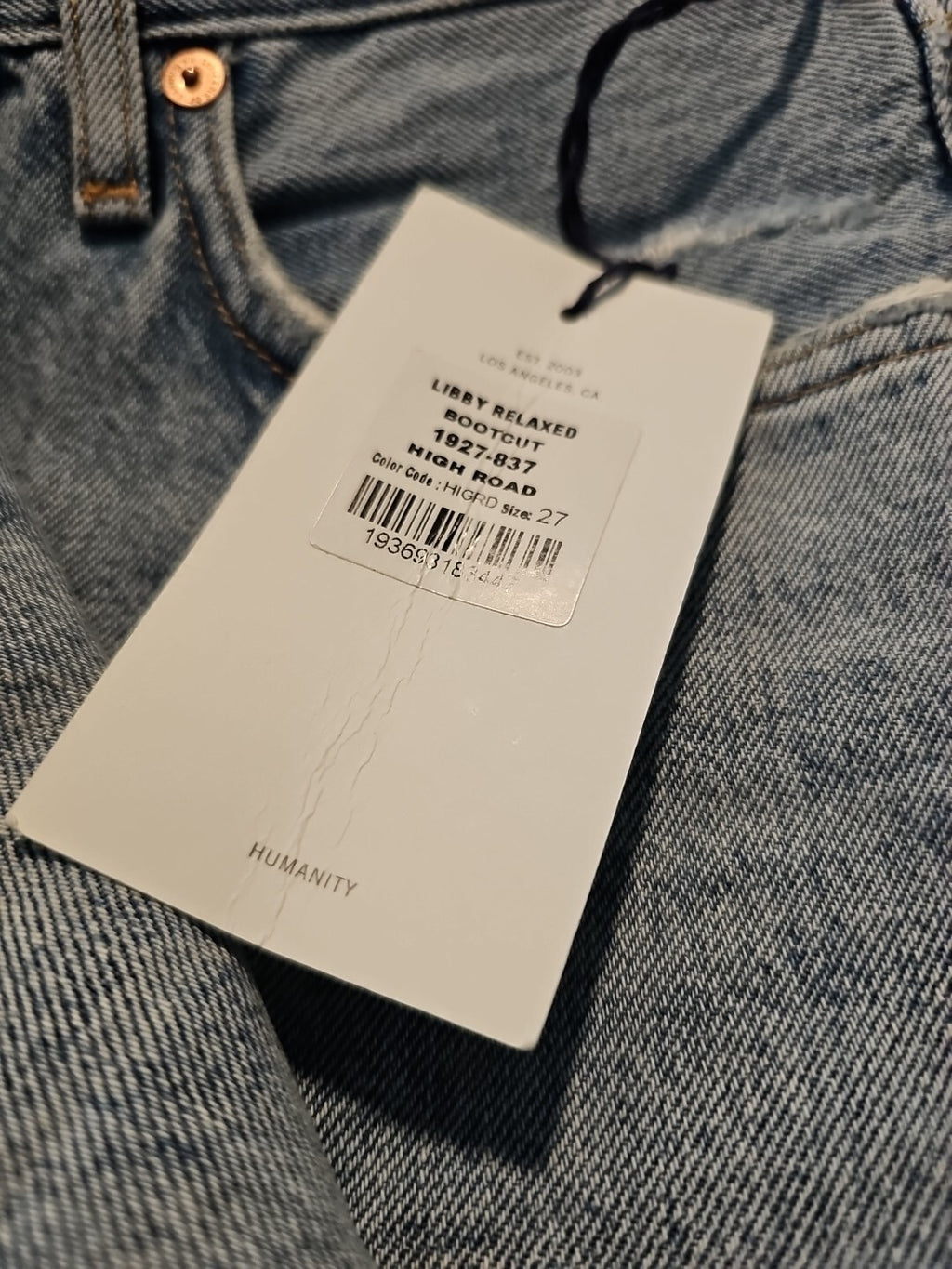 NWT Citizens of Humanity Libby High Rise Bootcut Jeans High Road Size 27 COH Mom4